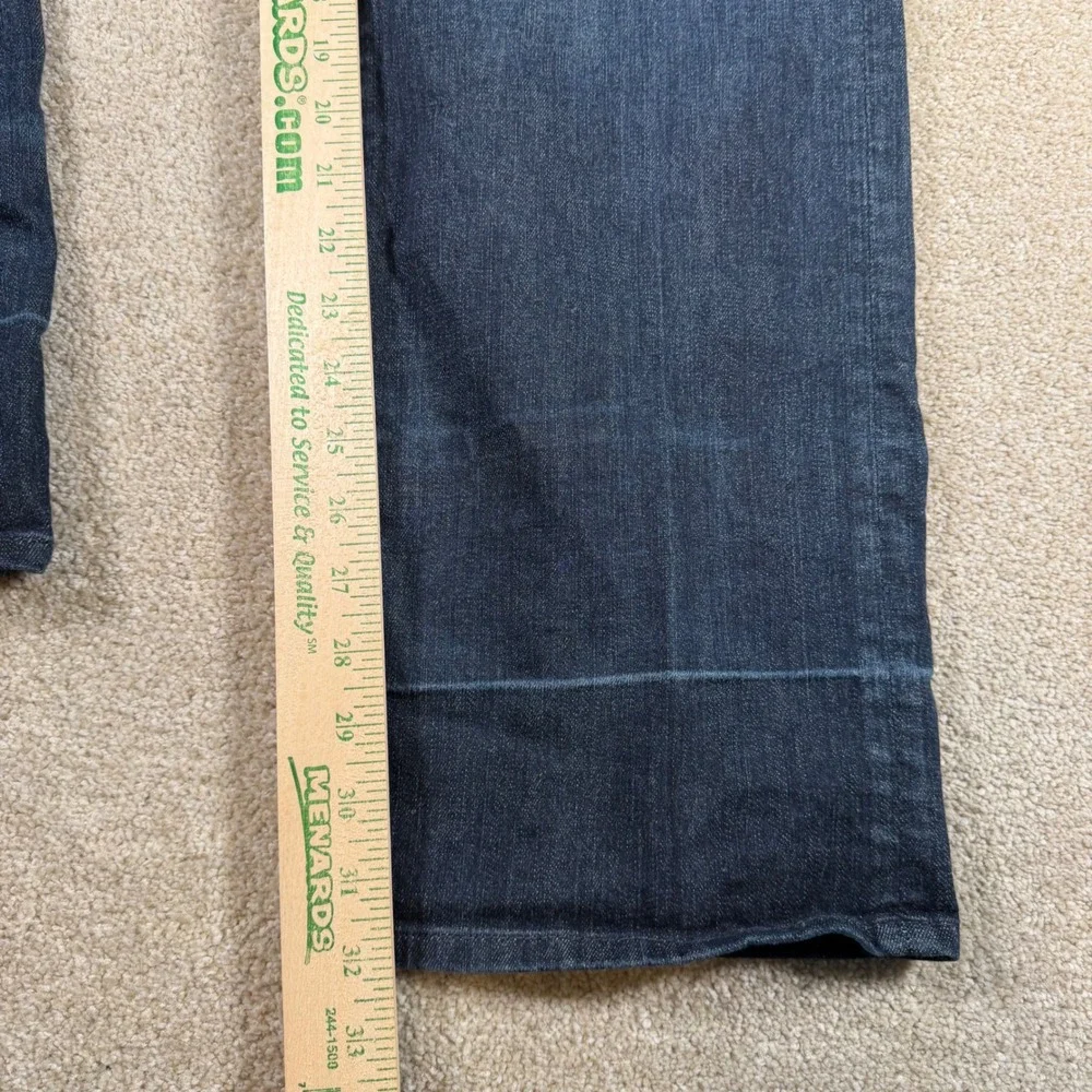 7 For All Mankind Relaxed Jeans Mens 30 (FITS 32x32) Dark Wash Button Fly READ